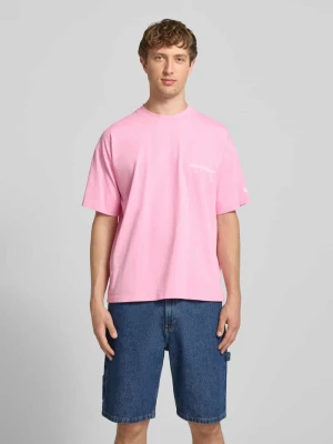 T-shirt z nadrukiem i okrągłym dekoltem ANOTHER COTTON LAB