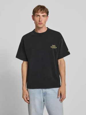 T-shirt z nadrukiem i okrągłym dekoltem ANOTHER COTTON LAB