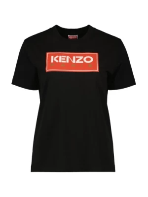 T-shirt z nadrukiem i okrągłym dekoltem Kenzo