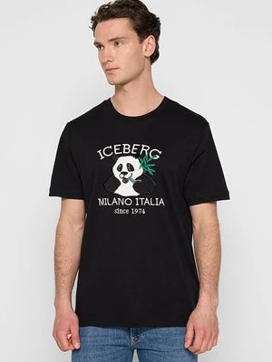 T-shirt z nadrukiem Iceberg