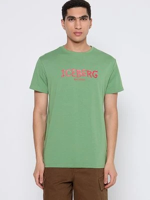 T-shirt z nadrukiem Iceberg
