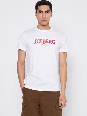 T-shirt z nadrukiem Iceberg