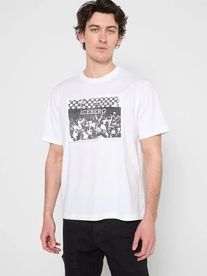 T-shirt z nadrukiem Iceberg