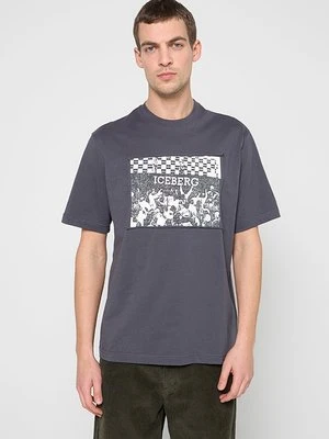 T-shirt z nadrukiem Iceberg