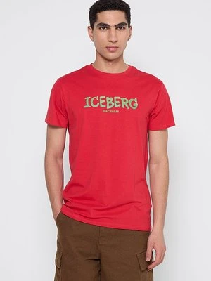 Zdjęcie produktu T-shirt z nadrukiem Iceberg