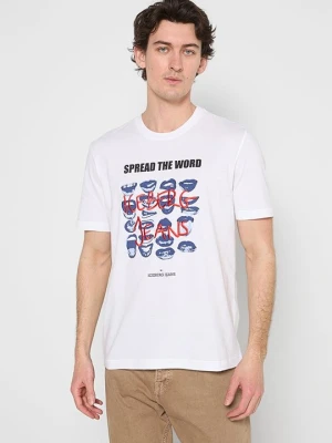 T-shirt z nadrukiem Iceberg biały