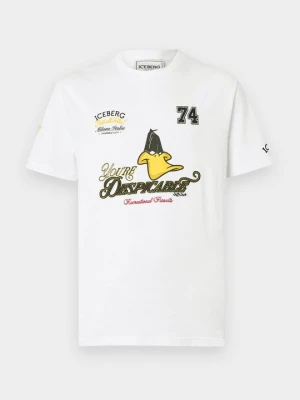 T-shirt z nadrukiem Iceberg biały