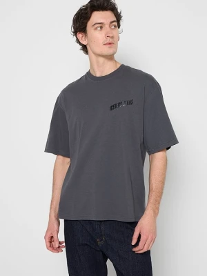 T-shirt z nadrukiem Iceberg ciemnoszary