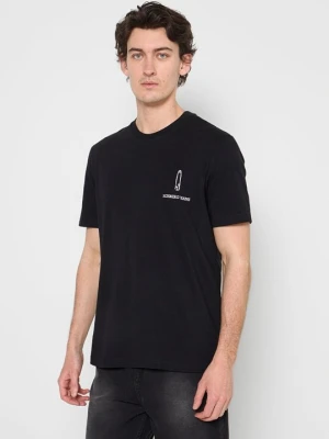 T-shirt z nadrukiem Iceberg czarny