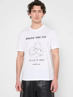 T-shirt z nadrukiem Iceberg Jeans