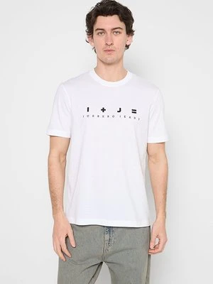 T-shirt z nadrukiem Iceberg biały