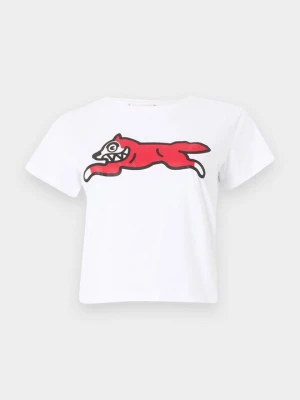 T-shirt z nadrukiem Icecream biały