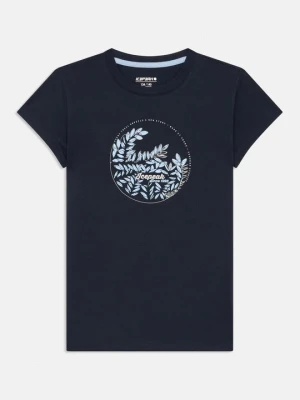 T-shirt z nadrukiem icepeak granatowy