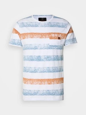 T-shirt z nadrukiem INDICODE brązowy