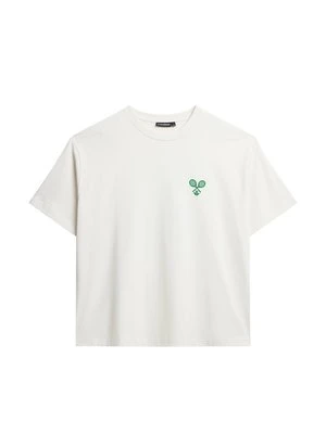 T-shirt z nadrukiem J.LINDEBERG