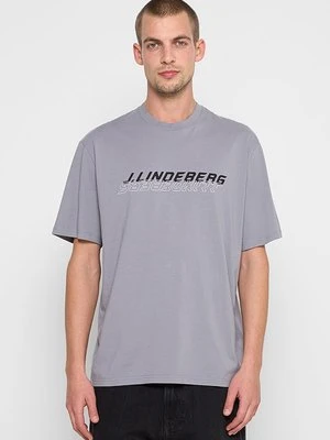 T-shirt z nadrukiem J.LINDEBERG