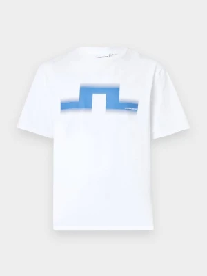 T-shirt z nadrukiem J.Lindeberg biały
