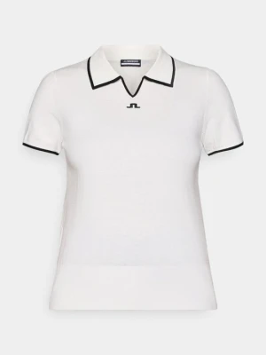 T-shirt z nadrukiem J.Lindeberg biały
