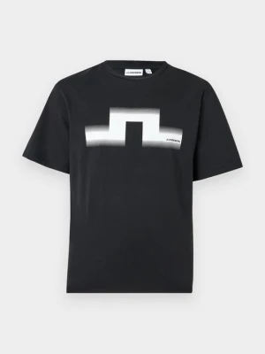 T-shirt z nadrukiem J.Lindeberg czarny
