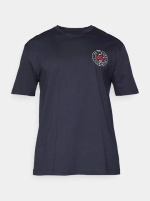 T-shirt z nadrukiem J.Lindeberg granatowy