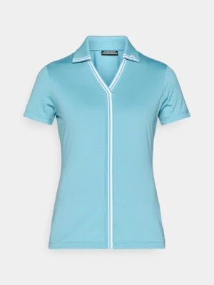 T-shirt z nadrukiem J.Lindeberg jasnoniebieski