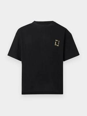T-shirt z nadrukiem Jack&Jones czarny