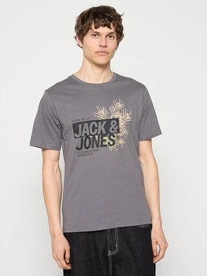 T-shirt z nadrukiem Jack&Jones biały