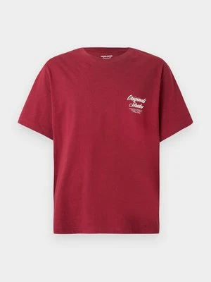 Zdjęcie produktu T-shirt z nadrukiem Jack&Jones czerwony