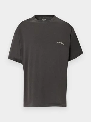 T-shirt z nadrukiem Jack&Jones czarny