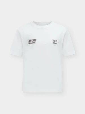 T-shirt z nadrukiem Jack&Jones biały