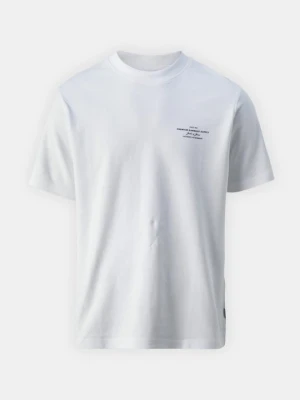 T-shirt z nadrukiem Jack&Jones biały