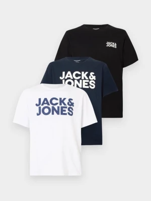 T-shirt z nadrukiem Jack&Jones czarny