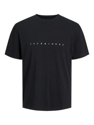 T-shirt z nadrukiem Jack&Jones czarny