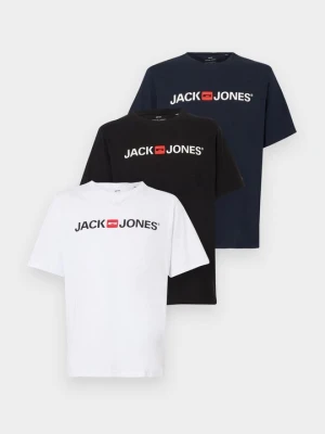 T-shirt z nadrukiem Jack&Jones czarny
