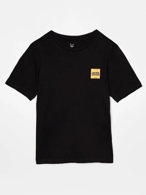 T-shirt z nadrukiem Jack & Jones Kids czarny