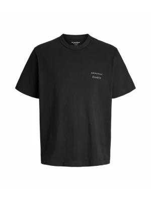 T-shirt z nadrukiem Jack & Jones Kids czarny