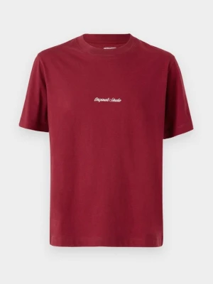 T-shirt z nadrukiem Jack&Jones czerwony
