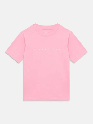 T-shirt z nadrukiem Jack&Jones jasnoróżowy