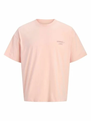T-shirt z nadrukiem Jack&Jones jasnoróżowy