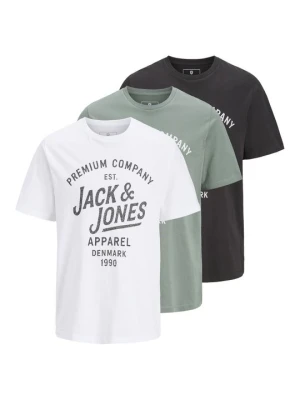 T-shirt z nadrukiem Jack&Jones jasnozielony