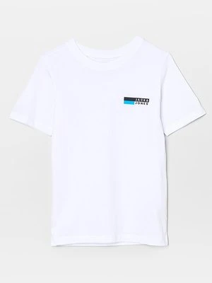T-shirt z nadrukiem Jack & Jones Kids biały