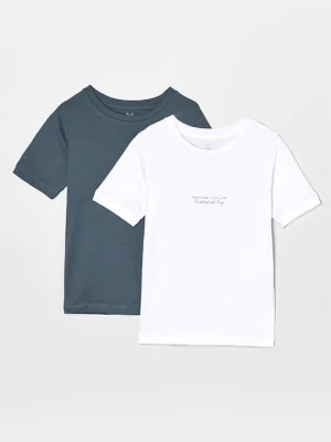 T-shirt z nadrukiem Jack & Jones Kids biały