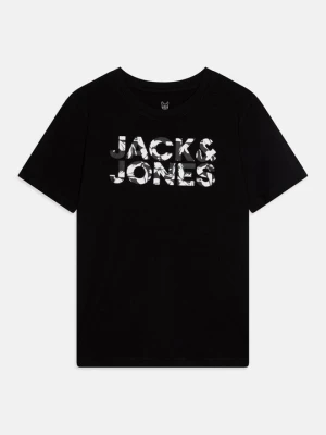 T-shirt z nadrukiem Jack & Jones Kids czarny