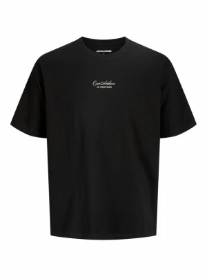 T-shirt z nadrukiem Jack & Jones Kids czarny