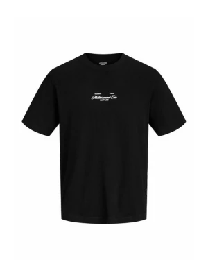 T-shirt z nadrukiem Jack & Jones Kids czarny