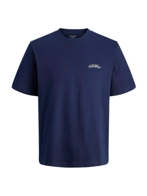 T-shirt z nadrukiem Jack & Jones Kids granatowy