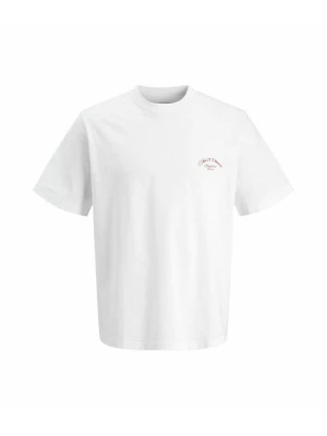 T-shirt z nadrukiem Jack & Jones Kids mleczny