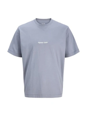 T-shirt z nadrukiem Jack & Jones Kids szary