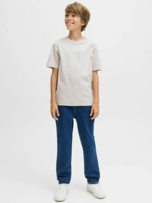 T-shirt z nadrukiem Jack&Jones mleczny