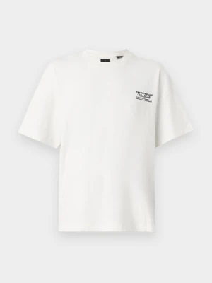 T-shirt z nadrukiem Jack&Jones mleczny